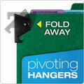 TOPS Pendaflex 1/3 Tab Cut Letter Hanging Folder, Green, 8 1/2" Width x 11" Length, PFXSER2GR