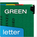 TOPS Pendaflex 1/3 Tab Cut Letter Hanging Folder, Green, 8 1/2" Width x 11" Length, PFXSER2GR