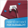 TOPS Pendaflex 1/5 Tab Cut Legal Hanging Folder, Burgundy, 8 1/2" Width x 14" Length, 25 / Box, PFX415315BUR
