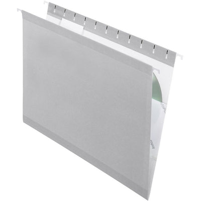 TOPS Pendaflex 1/5 Tab Cut Legal Recycled Hanging Folder, Gray, 8 1/2" Width x 14" Length, 25 / Box — view 1