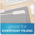 TOPS Pendaflex 1/3 Tab Cut Legal Top Tab File Folder, Gray, 8 1/2" Width x 14" Length, 100 / Box, PFX435013GRA