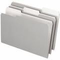 TOPS Pendaflex 1/3 Tab Cut Legal Top Tab File Folder, Gray, 8 1/2" Width x 14" Length, 100 / Box, PFX435013GRA