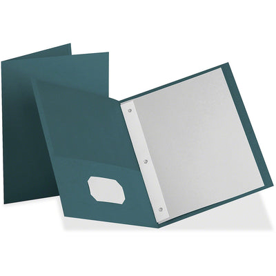 TOPS Oxford Letter Recycled Pocket Folder, Teal, 8 1/2" Width x 11" Length, 25 / Box — view 1