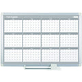 Bi-silque S.A MasterVision 36" 12-month Calendar Planning Board, White, BVCGA03106830