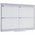 Bi-silque S.A MasterVision 4-Month Magnetic Dry-Erase Planner, White, BVCGA05105830