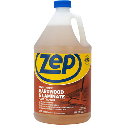 Zep Hardwood & Laminate Floor Cleaner, Brown, ZPEZUHLF128