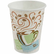 Dixie PerfecTouch 12 oz Insulated Paper Hot Coffee Cups by GP Pro, 1 Carton