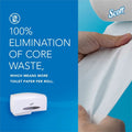 Kimberly-Clark Scott Essential Coreless Jumbo Roll Toilet Paper Dispenser, Black, 2 x Roll, KCC09609