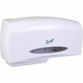 Kimberly-Clark Scott Essential Coreless Jumbo Roll Toilet Paper Dispenser, Black, 2 x Roll, KCC09609