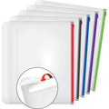 TOPS Cardinal Zipper Binder Pockets, Green, 8 1/2" Width x 11" Length, 5 / Pack, CRD14650