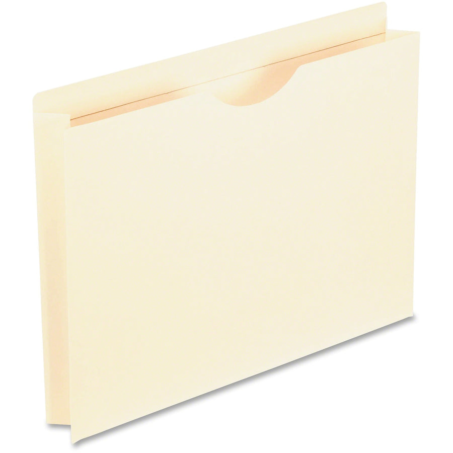 Pendaflex Straight Tab Cut Letter Recycled File Jacket, Manila, 8 1/2" Width x 11" Length, 4BX/CT — view 1