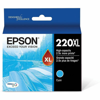 Epson DURABrite Ultra 220XL Original High Yield Inkjet Ink Cartridge - Cyan - 1 Pack, EPST220XL220S