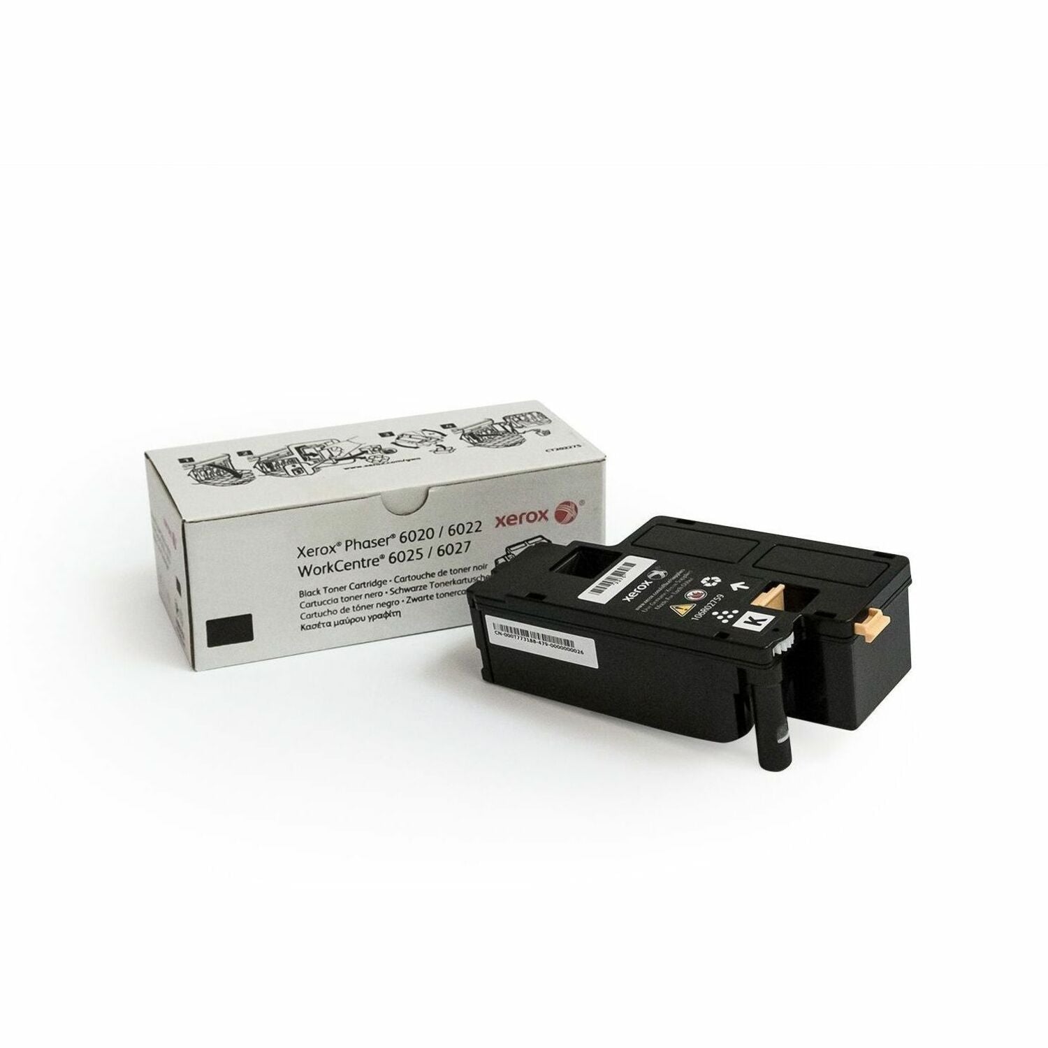 Xerox Original Standard Yield Laser Toner Cartridge - Black - 1 Each