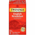 R. Twining & Twinings of London English Breakfast Black Tea Bag, 25 / Box, TWG09181