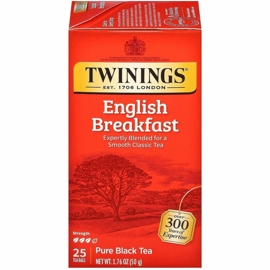 Twinings of London English Breakfast, 25 / Box, TWG09181