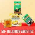 R. Twining & Twinings of London 100% Natural Green Tea Bag, 25 / Box, TWG09187