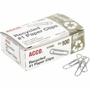 ACCO Recycled Paper Clips, 1 Pack