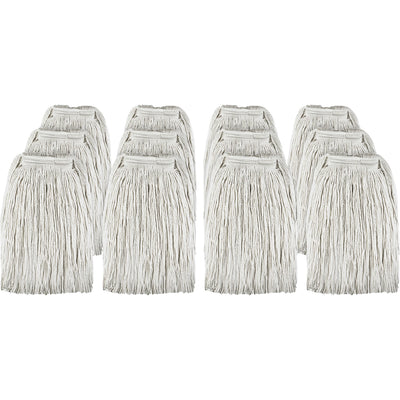 Genuine Joe Cotton Blend Mop Refill, Natural, 12 / Carton — view 1