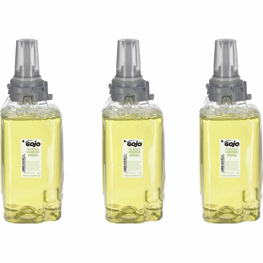 Gojo ADX-12 GingerCitrus Handwash Refill, Green, 3 / Carton — view 1