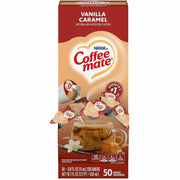 Coffee mate Vanilla Caramel Nondairy Liquid Creamer Singles, 1 Box