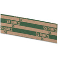 PAP-R Flat Coin Wrappers, Green, 1000 / Box, PQP30010