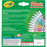 Crayola Bright Fabric Markers, 1 Set