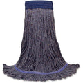 Genuine Joe 5" Headband Earth Mop Refill, Blue, GJO20124