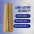 Genuine Joe Roller Sponge Mop Refill, Natural, GJO80162