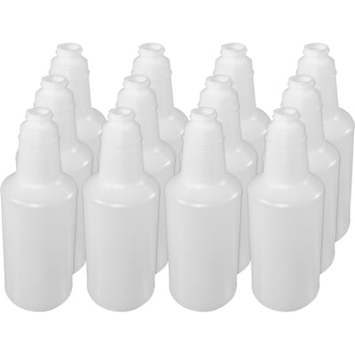 Genuine Joe Plastic Bottle with Graduations, Translucent, 12 / Carton — view 1