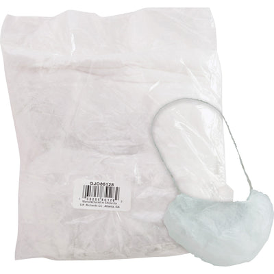 Genuine Joe Beard Cap, White, 100 / Bag — view 1