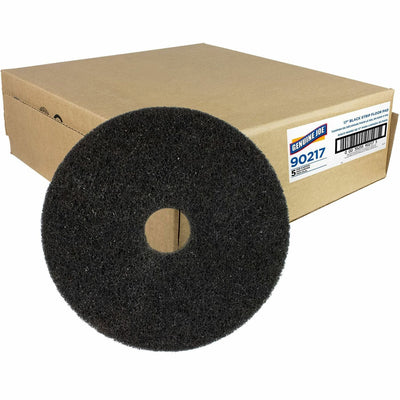 Genuine Joe Black Floor Stripping Pad, 5 / Carton — view 1