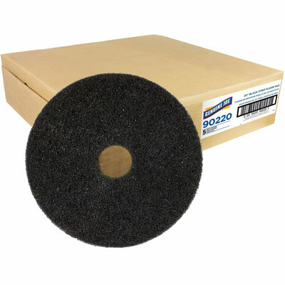 Genuine Joe Black Floor Stripping Pad, 5 / Carton — view 1