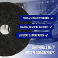 Genuine Joe Black Floor Stripping Pad, 5 / Carton, GJO90220