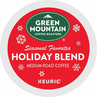 Keurig Dr Pepper . Green Mountain Coffee Roasters K-Cup Holiday Blend Coffee, 24 / Box, GMT6204