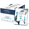 International Paper Hammermill Great White Recycled Copy Paper - White, 8 1/2" x 11", 40 / Pallet, HAM86700PL