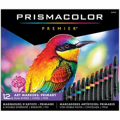 Newell Prismacolor Premier Fine Art Markers, 12 / Box, SAN3620HT
