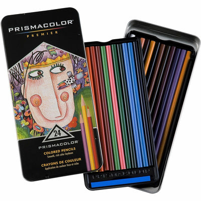 Newell Prismacolor Thick Core Colored Pencils, 24 / Box, SAN3597THT