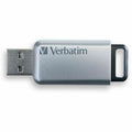 Verbatim America Store 'n' Go Secure Pro USB 3.0 Drive, Silver, VER98666