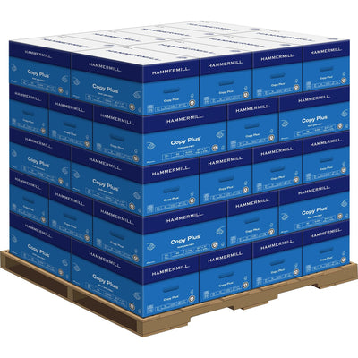 International Paper Hammermill Copy Plus Paper - White, 8 1/2" x 11", 40 / Pallet — view 1