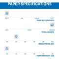 International Paper Hammermill Tidal Recycled Copy Paper - White, 8 1/2" x 11", 40 / Pallet, HAM162008PL