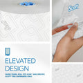 Kimberly-Clark Scott Pro High-Capacity Hard Roll Towels with Elevated Design and Absorbency Pockets, Blue, 6 / Carton, KCC25702
