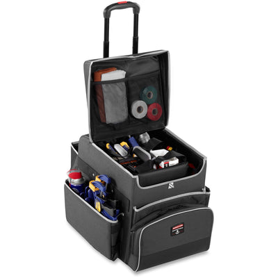 Rubbermaid Commercial Small Executive Quick Cart, Dark Gray, /CT — view 1