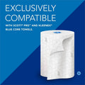 Kimberly-Clark Scott Pro Manual Hard Roll Towel Dispenser, Black, KCC34346