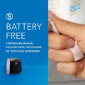 Kimberly-Clark Scott Pro Manual Hard Roll Towel Dispenser, Black, KCC34346