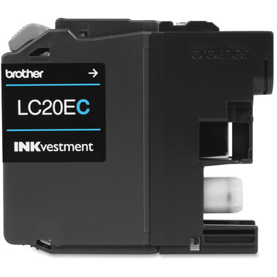 Brother LC-20EC Inkjet Ink Cartridge - Cyan -, /BX 5BX/PK 4PK/CT — view 1