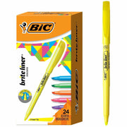 BIC Brite Liner Highlighter, Assorted, 1 Set