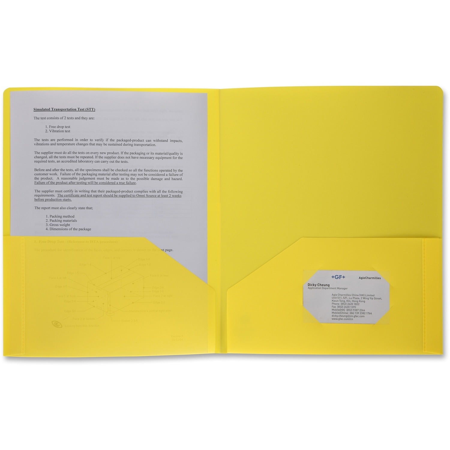 Business Source Letter Portfolio, 1 Each
