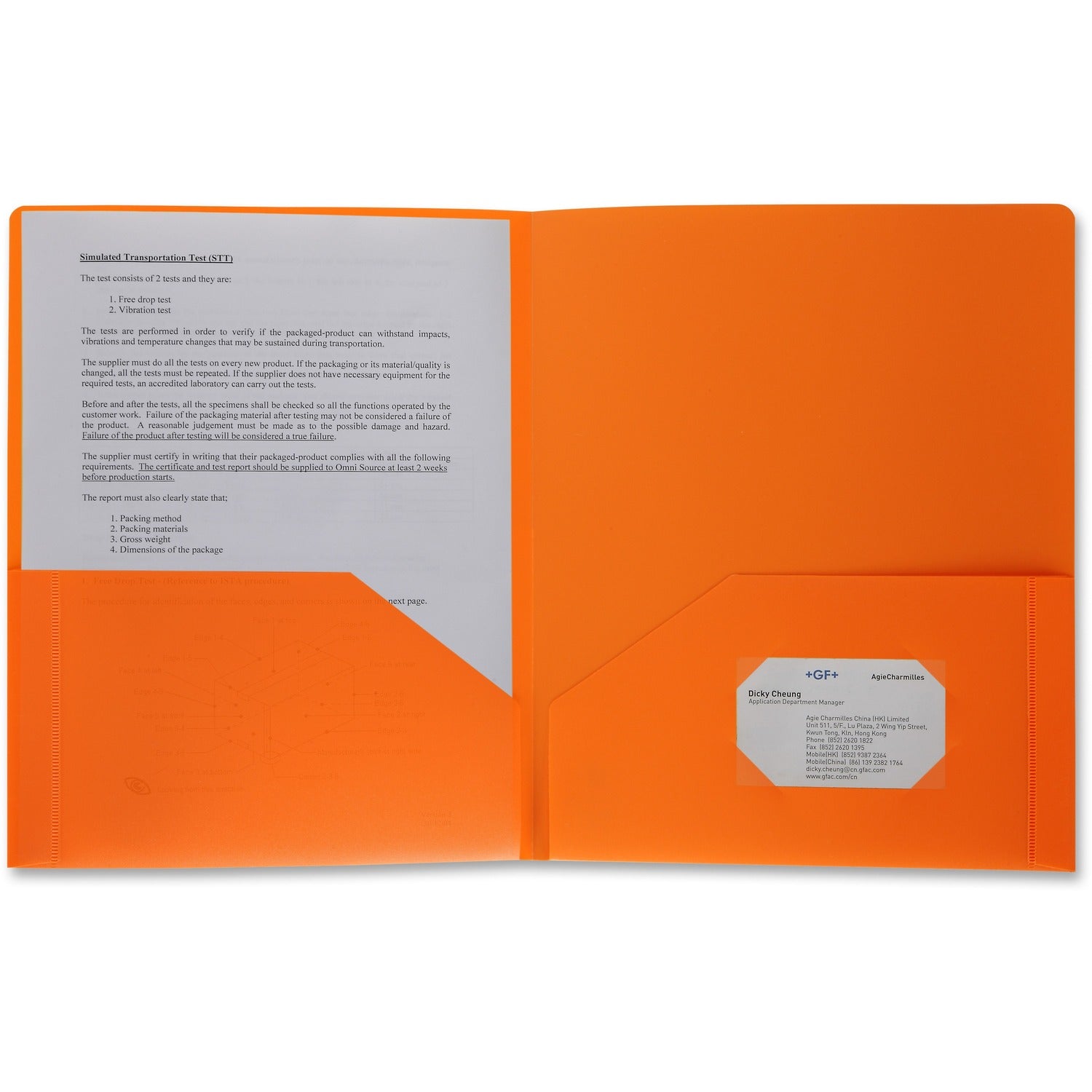 Business Source Letter Portfolio, 1 Each