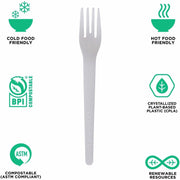 Eco-Products 6" Plantware High-heat Forks, 1 Carton