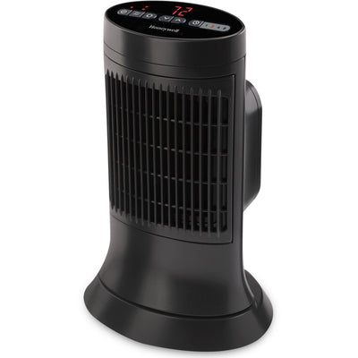 Honeywell Digital Ceramic Compact Heater, Black, /BX 2BX/CT — view 1